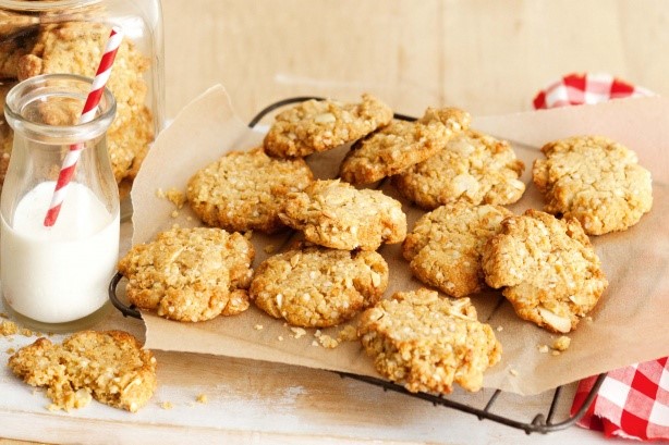 American Glutenfree Quinoa Anzac Biscuits Recipe Dessert