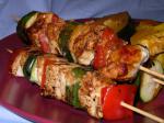 American Sour Creamdijon Marinated Chicken Kabobs BBQ Grill