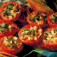 Italian Grilled Tomatoes With Bruschetta BBQ Grill