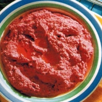 Lebanese Beetroot Hummus Appetizer