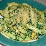American Penne with Chicken and Spinach Dinner