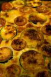 French Mixed Courgette and Cherry Tomato Clafouti With Cheese Dinner