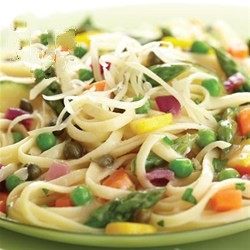 Australian Pasta Primavera with Lemoncaper Sauce Recipe Appetizer