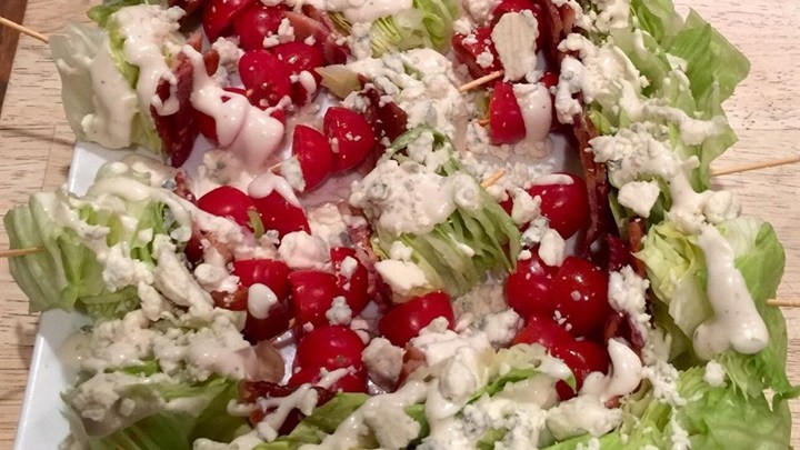 Australian Wedge Salad on a Stick Recipe Appetizer