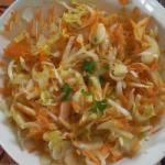 American Chicory Salad with Carrot and Apple Appetizer