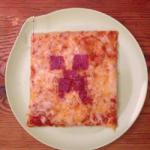 American Minecraft Pizza Dinner