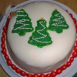 American Christmas Cake of the Grandmother Dessert