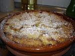 French Apple  Cinnamon Bread Pudding Dessert