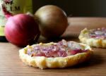 French Alsatian Onion Tart Appetizer