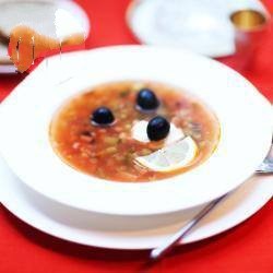 Canadian Soljanka Soup Appetizer