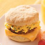 American Sausage n Egg Biscuits Appetizer