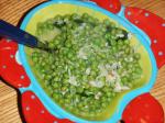American Peas With Spinach and Shallots Appetizer