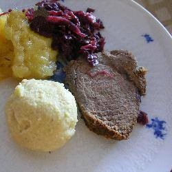 Canadian Sauerbraten with Raisins Appetizer