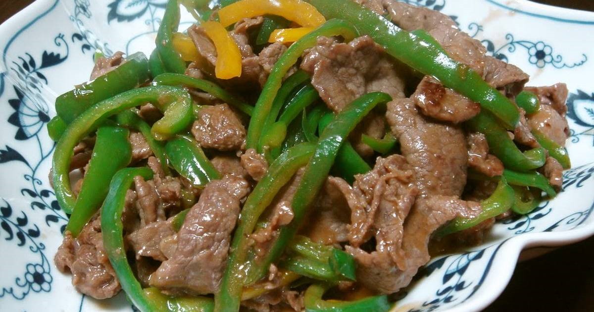 American My Mothers Chinjao Rosu with Green Pepper Dinner