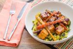 Australian Bbq Tofu and Sorghumglazed Heirloom Carrots Appetizer