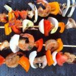 American Shrimp Skewers from the Grill Dinner