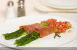 Canadian Asparagus Prosciutto Bundles Appetizer
