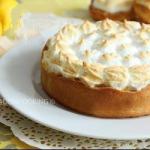 American Lemon Pie and the Mascarpone Meringue Dessert