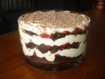 American Strawberrychocolate Mascarpone Trifle Dessert