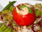 American Tomatoes Stuffed With Orzo Shrimp Salad Dinner