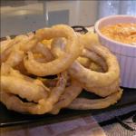 Canadian Beer-battered Onion Rings with Spicy Red Pepper Dip Alcohol
