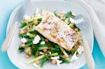 American Fish With Chickpea And Green Chilli Salad Recipe Dinner