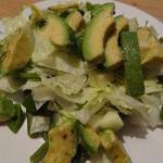 American Meal Salad with Apple and Avocado Appetizer