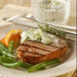 Mediterranean Grecian Goddess Grilled Chops BBQ Grill