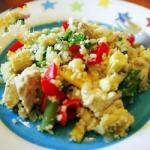Iranian/Persian Chicken Salad with Couscous Recipe Appetizer