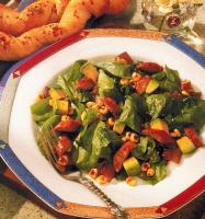 Sausage and Wilted Spinach Salad recipe