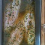 American Baked Flounder Fillets in Lemon-soy Vinaigrette Dinner