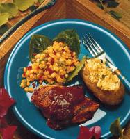 American Grilled Chicken with Southern Barbecue Sauce BBQ Grill