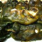 Chilean Chiles Rellenos De Panela in Bed of White Rice Dinner