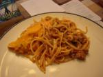 American Quick and Easy Thrown Together Baked Spaghetti Casserole Dinner