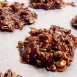British Cookies of Oats and Chocolate Appetizer