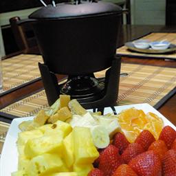 Canadian Toblerone Chocolate Fondue Dessert