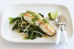 Thai Blueeye With Green Chilli Nam Jim And Choy Sum Recipe Appetizer
