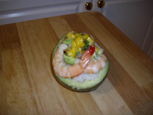 American Drunken Pirate Shrimp With Tropical Salsa Dinner