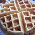 Waffles with Almond Paste recipe