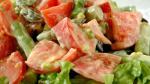 American Asparagus and Tomato Salad with Yogurtcheese Dressing Recipe Appetizer