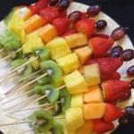 American Fruity Fun Skewers Recipe Dessert