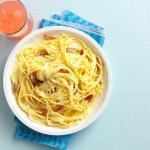 Spaghetti with Eggs and Bacon recipe