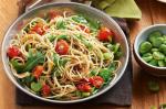American Spaghetti With Roast Tomatoes and Broad Beans Recipe Dinner
