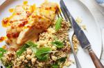American Spicy Kingfish With Caramelised Onion Couscous Recipe Appetizer