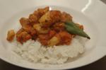 Indian Chicken and Yoghurt Curry Dinner