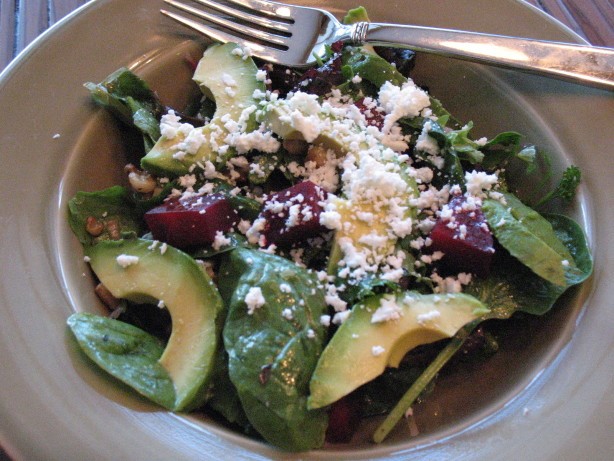 Australian Beet Avocado and Goat Cheese Salad Dinner