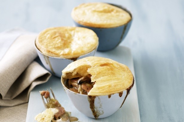 American Chicken Bacon And Mushroom Pot Pies Recipe Dessert