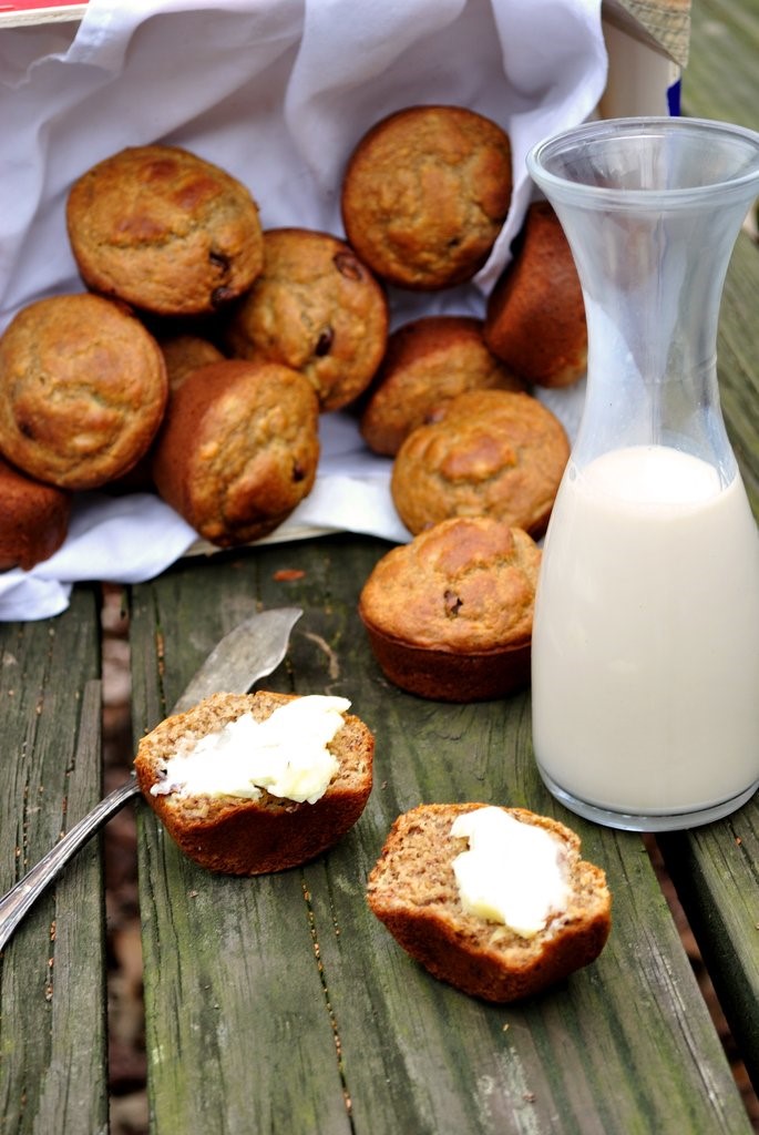 Australian Glutenfree Banana Chocolate Chip Muffins Dessert