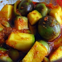 Pakistani Goondha Pickle Appetizer