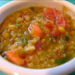 Green Lentil Soup vegan recipe
